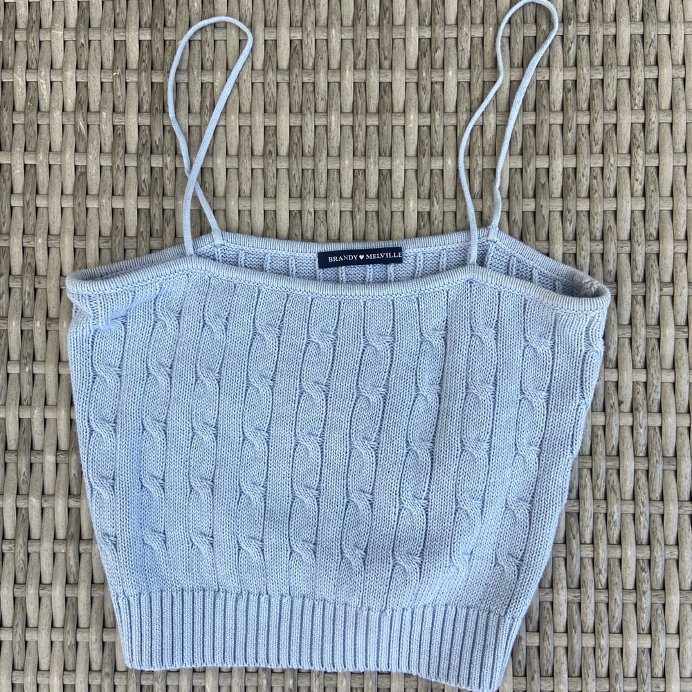 Brandy Melville light blue Cambria Tank